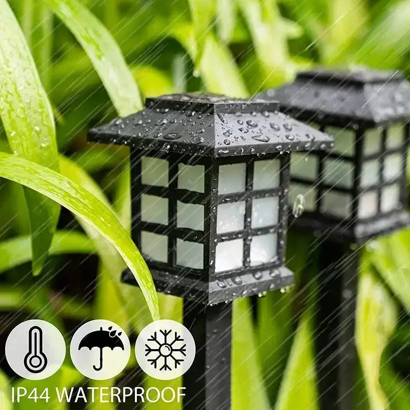 Habicare SS Solar LED Pathway Lights (2/4/6/8Pcs) Solar LED Pathway Lights (2/4/6/8Pcs)