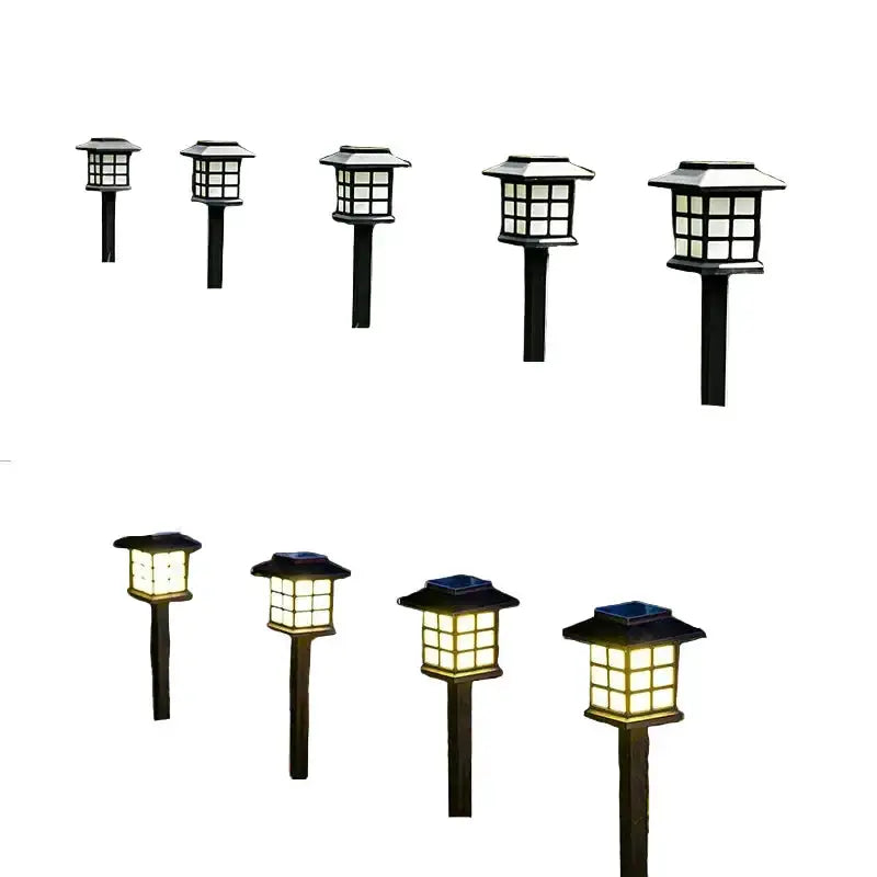 Habicare SS Solar LED Pathway Lights (2/4/6/8Pcs) Solar LED Pathway Lights (2/4/6/8Pcs)