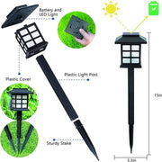 Habicare SS Solar LED Pathway Lights (2/4/6/8Pcs) Solar LED Pathway Lights (2/4/6/8Pcs)