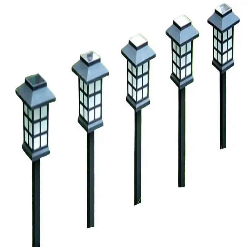 Habicare SS Solar LED Pathway Lights (2/4/6/8Pcs) Solar LED Pathway Lights (2/4/6/8Pcs)