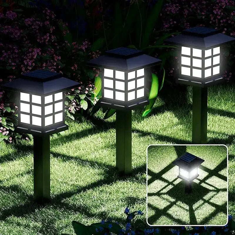 Habicare SS Solar LED Pathway Lights (2/4/6/8Pcs) Solar LED Pathway Lights (2/4/6/8Pcs)