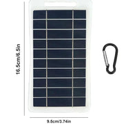 9eight5 Tools & Models Solar Panel For Charging Devices - 2W/5V USB Output Solar Panel For Charging Devices - 2W/5V USB Output