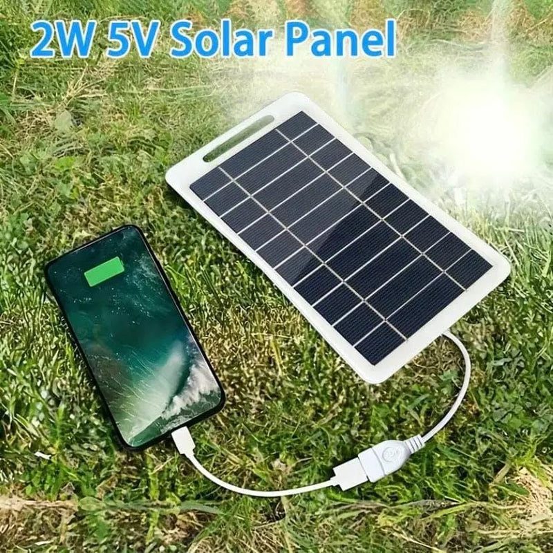 9eight5 Tools & Models Solar Panel For Charging Devices - 2W/5V USB Output Solar Panel For Charging Devices - 2W/5V USB Output