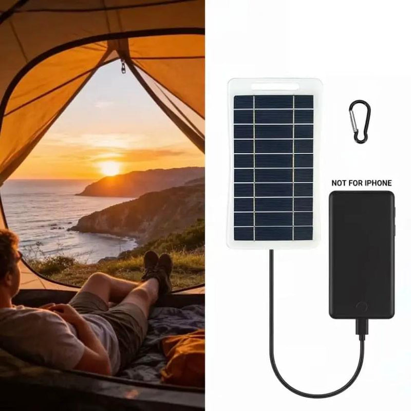 9eight5 Tools & Models Solar Panel For Charging Devices - 2W/5V USB Output Solar Panel For Charging Devices - 2W/5V USB Output