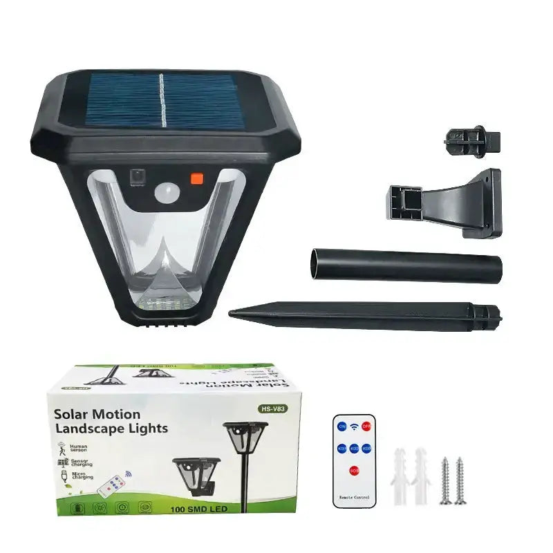 Habicare SS Solar Pathway Lights with Motion Sensor Solar Pathway Lights with Motion Sensor
