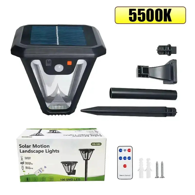 Habicare SS Solar Pathway Lights with Motion Sensor Solar Pathway Lights with Motion Sensor