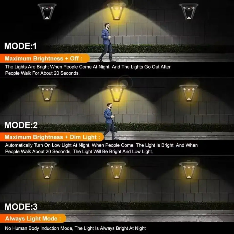 Habicare SS Solar Pathway Lights with Motion Sensor Solar Pathway Lights with Motion Sensor