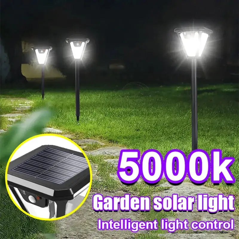 Habicare SS Solar Pathway Lights with Motion Sensor Solar Pathway Lights with Motion Sensor