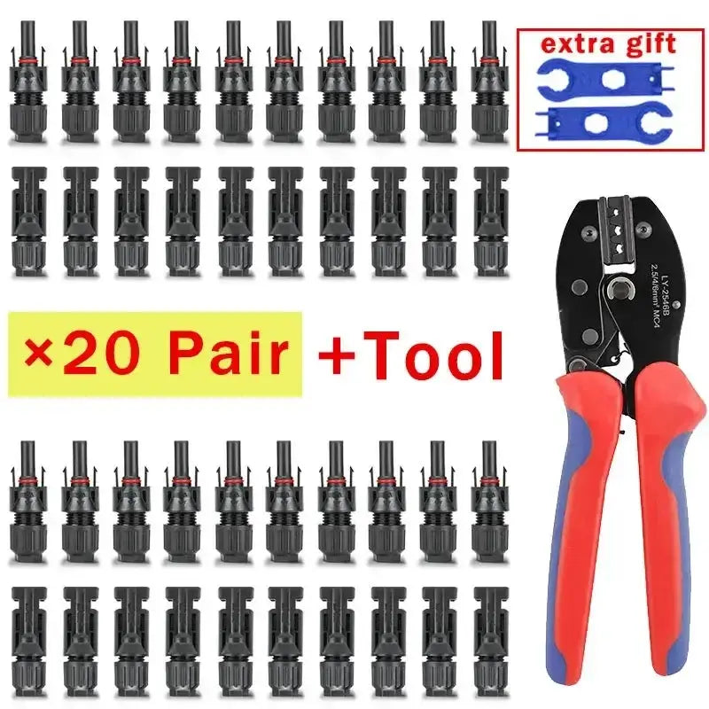 Solar PV Panel Crimping Tool Kit (AWG 14–10, 2.5/4/6mm²) – view 7