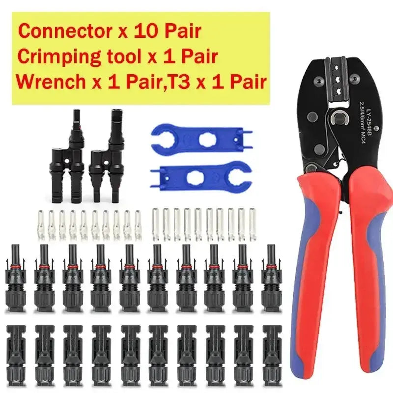 Solar PV Panel Crimping Tool Kit (AWG 14–10, 2.5/4/6mm²) – view 12