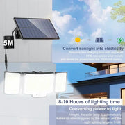 Habicare SS Solar Security Light – Motion Sensor (Waterproof) Solar Security Light – Motion Sensor (Waterproof)