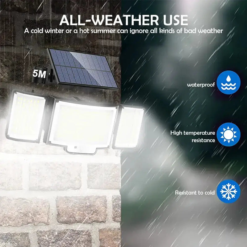 Habicare SS Solar Security Light – Motion Sensor (Waterproof) Solar Security Light – Motion Sensor (Waterproof)