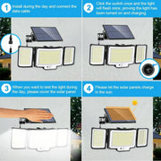 Habicare SS Solar Security Light – Motion Sensor (Waterproof) Solar Security Light – Motion Sensor (Waterproof)