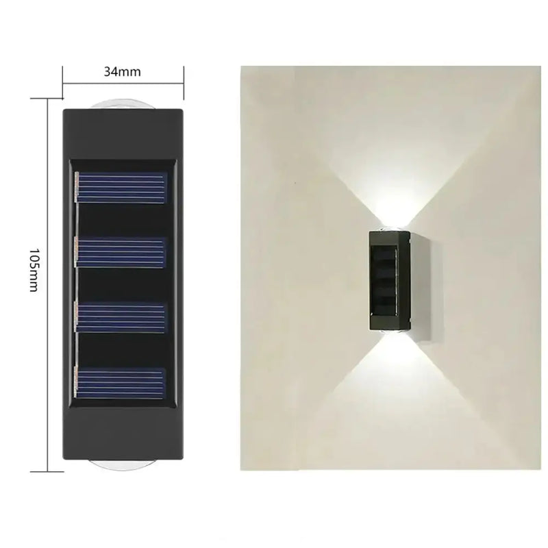 Habicare SS Solar Wall Lamp (different colours available) Solar Wall Lamp (different colours available)