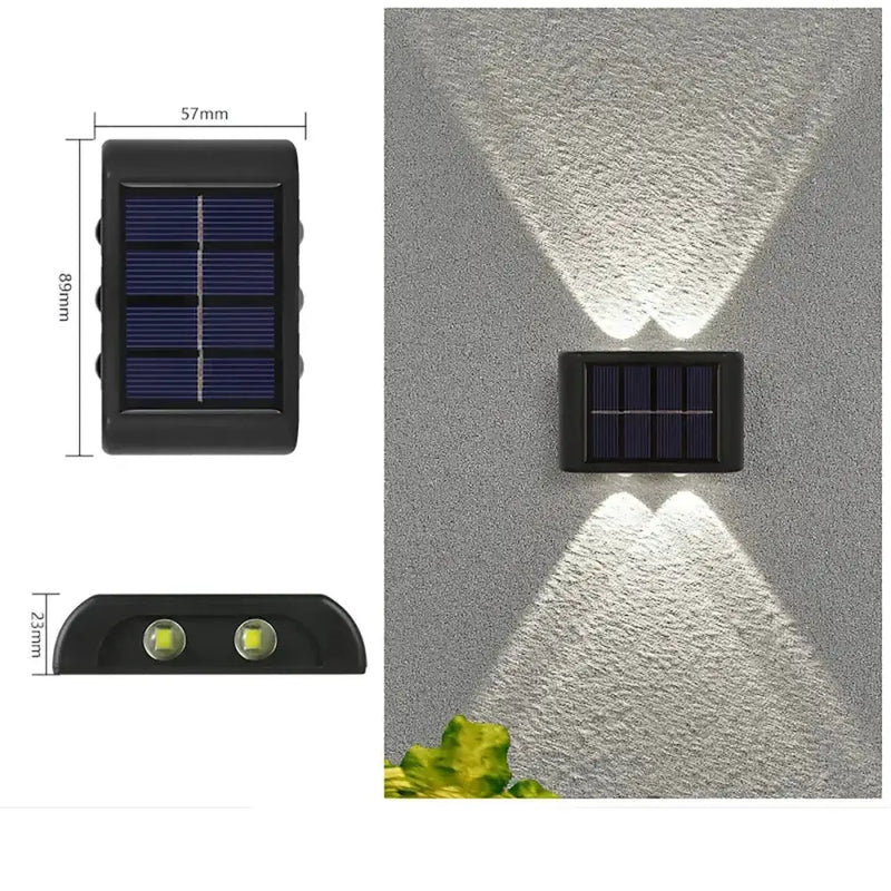 Habicare SS Solar Wall Lamp (different colours available) Solar Wall Lamp (different colours available)