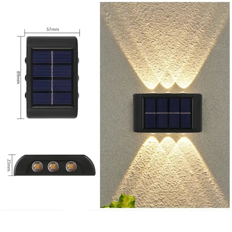 Habicare SS Solar Wall Lamp (different colours available) Solar Wall Lamp (different colours available)