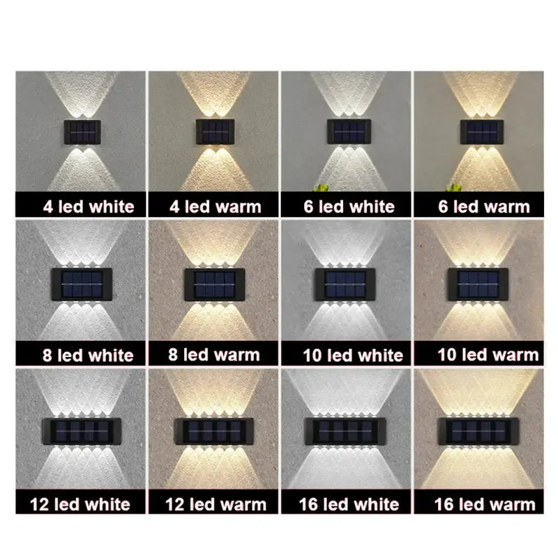Habicare SS Solar Wall Lamp (different colours available) Solar Wall Lamp (different colours available)