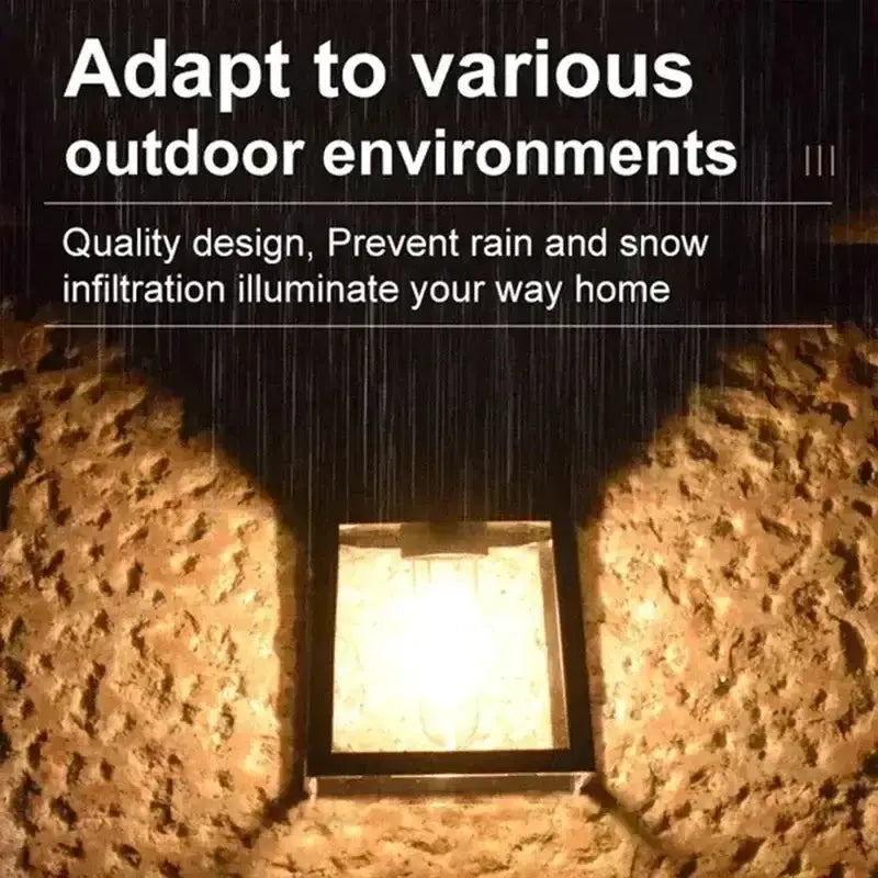 Solar Waterproof Outdoor LED Wall Light with Motion Sensor – view 7