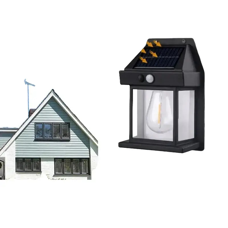 Solar Waterproof Outdoor LED Wall Light with Motion Sensor – view 5
