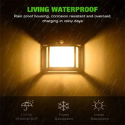 Solar Waterproof Outdoor LED Wall Light with Motion Sensor – view 4