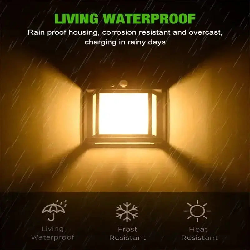 Solar Waterproof Outdoor LED Wall Light with Motion Sensor – view 4