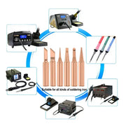 Habicare HBC Soldering Iron Copper Tip Set - 900M (5pcs) Soldering Iron Copper Tip Set - 900M (5pcs)