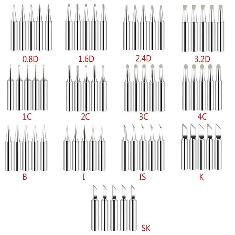 Habicare HBC Soldering Iron Tip Set - 900M-T (10pcs) Soldering Iron Tip Set - 900M-T (10pcs)