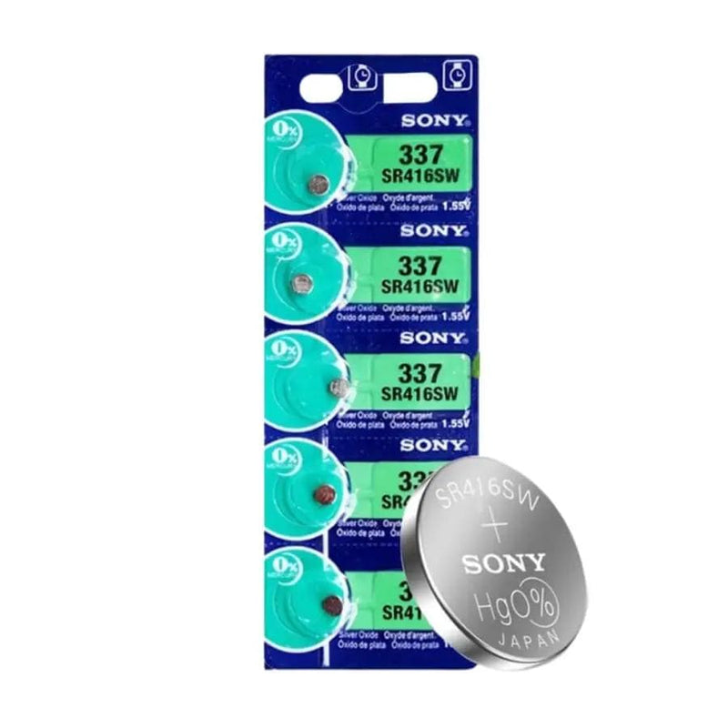 That Watch Shop Batteries Sony 337 / SR416SW Watch Batteries (5 Pack) Sony 337 / SR416SW Watch Batteries (5 Pack)