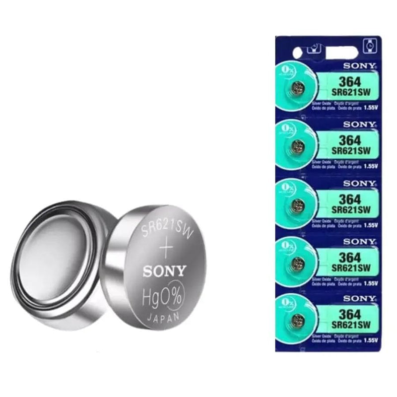 That Watch Shop Batteries Sony 364 / SR621SW Watch Batteries (5 Pack) Sony 364 / SR621SW Watch Batteries (5 Pack)