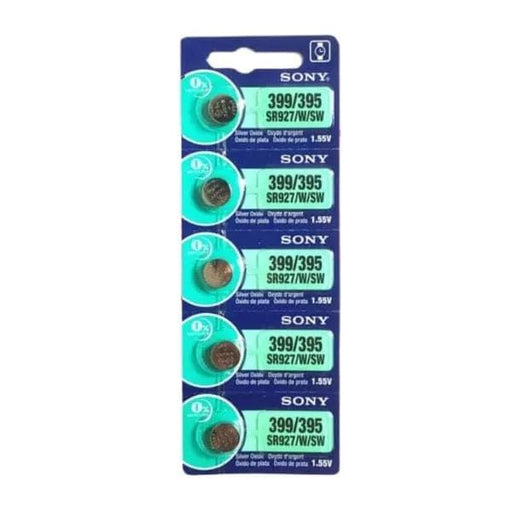 Sony 399 / 395 / SR927/W/SW Watch Batteries (5 Pack)
