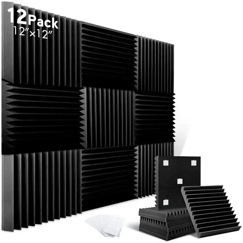Soundproofing Foam Panels (12-Pack) (8 colours available) – view 1