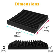 Soundproofing Foam Panels (12-Pack) (8 colours available) – view 4