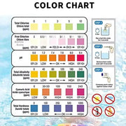 Spa / Hot Tub Water Quality Test Strips (x50) - 6 Variables – view 3