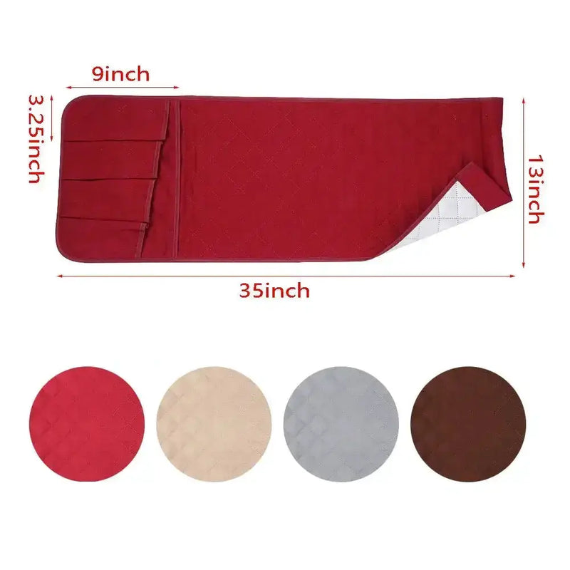 Habicare Space-Saving Sofa & Bedside Remote Control Holder with Organizer Pockets Space-Saving Sofa & Bedside Remote Control Holder with Organizer Pockets