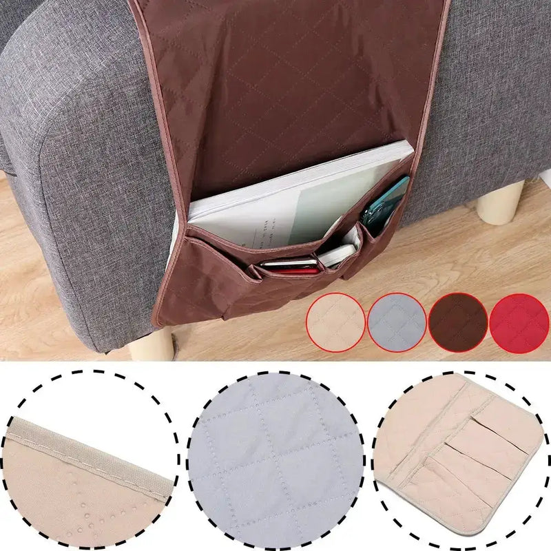 Habicare Space-Saving Sofa & Bedside Remote Control Holder with Organizer Pockets Space-Saving Sofa & Bedside Remote Control Holder with Organizer Pockets