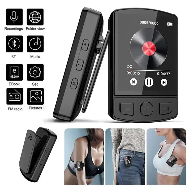 Habicare SS Sports Clip MP3 Player with Recording Sports Clip MP3 Player with Recording