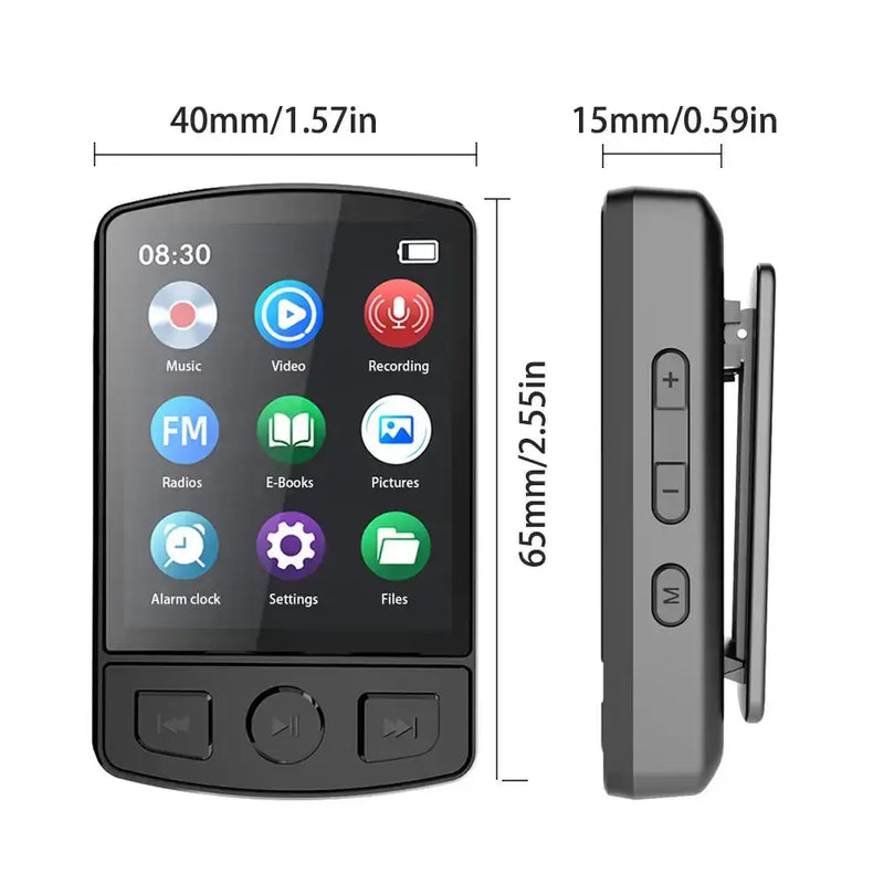 Habicare SS Sports Clip MP3 Player with Recording Sports Clip MP3 Player with Recording