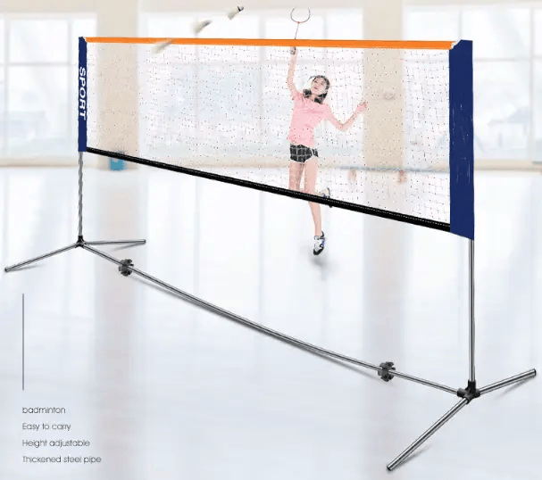 salelink.co.nz Unbranded Portable Badminton Net Set 4.1m + Balls Portable Badminton Net Set 4.1m + Balls | Action Outdoors NZ