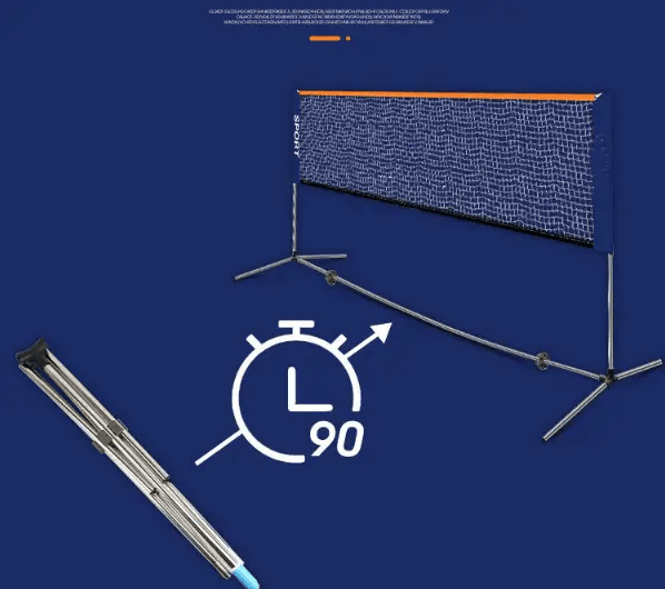 salelink.co.nz Unbranded Portable Badminton Net Set 4.1m + Balls Portable Badminton Net Set 4.1m + Balls | Action Outdoors NZ