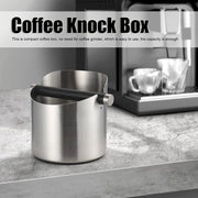 Coffee Knock Box Espresso Grinds Waste Container Tamper Bin Stainless Steel – view 4