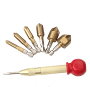 Automatic Center Punch 6PCS Hex Shank Wood Chamfering Cutters – view 5