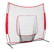 salelink.co.nz Unbranded 213x213cm Baseball Softball Practice Net Baseball Softball Practice Net 213x213cm With Stand