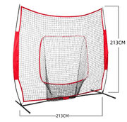 salelink.co.nz Unbranded 213x213cm Baseball Softball Practice Net Baseball Softball Practice Net 213x213cm With Stand