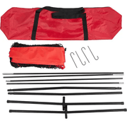 salelink.co.nz Unbranded 213x213cm Baseball Softball Practice Net Baseball Softball Practice Net 213x213cm With Stand