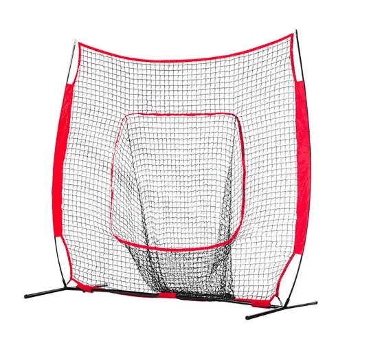 salelink.co.nz Unbranded 213x213cm Baseball Softball Practice Net Baseball Softball Practice Net 213x213cm With Stand