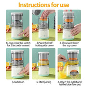 Electric Citrus Juicer Orange Lemon Juice Fruit Squeezer Press Machine Extractor – view 2