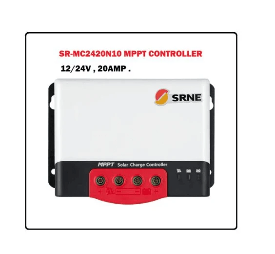 SRNE MPPT Solar Controller 20A For Off-Grid RV Marine Systems With Overheat Protection