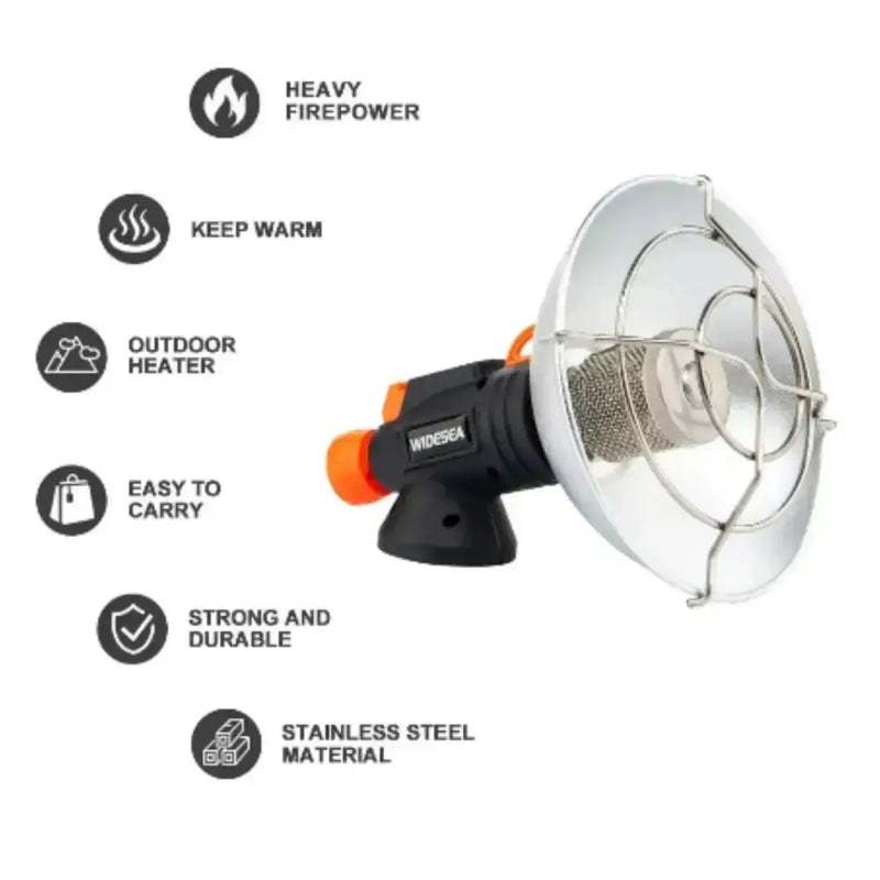 Habicare SS Stainless Steel Camping Heat Lamp Stainless Steel Camping Heat Lamp