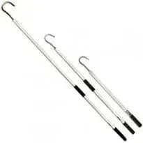 Stainless Steel Gaff 1.60m Fixed Sea Harvester Durable Corrosion-Resistant Deck and Dinghy Tool for Pro Anglers