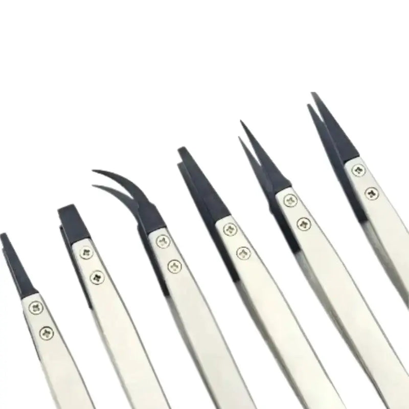 Habicare HBC Stainless Steel & Plastic Tweezers Set Stainless Steel & Plastic Tweezers Set